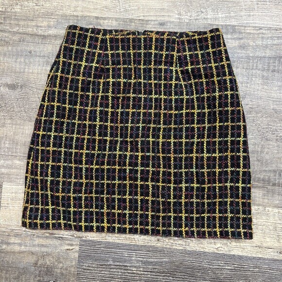 Anthropologie Hutch Striped Skirt Multi-Color Fall Winter Size XS - Picture 9 of 12